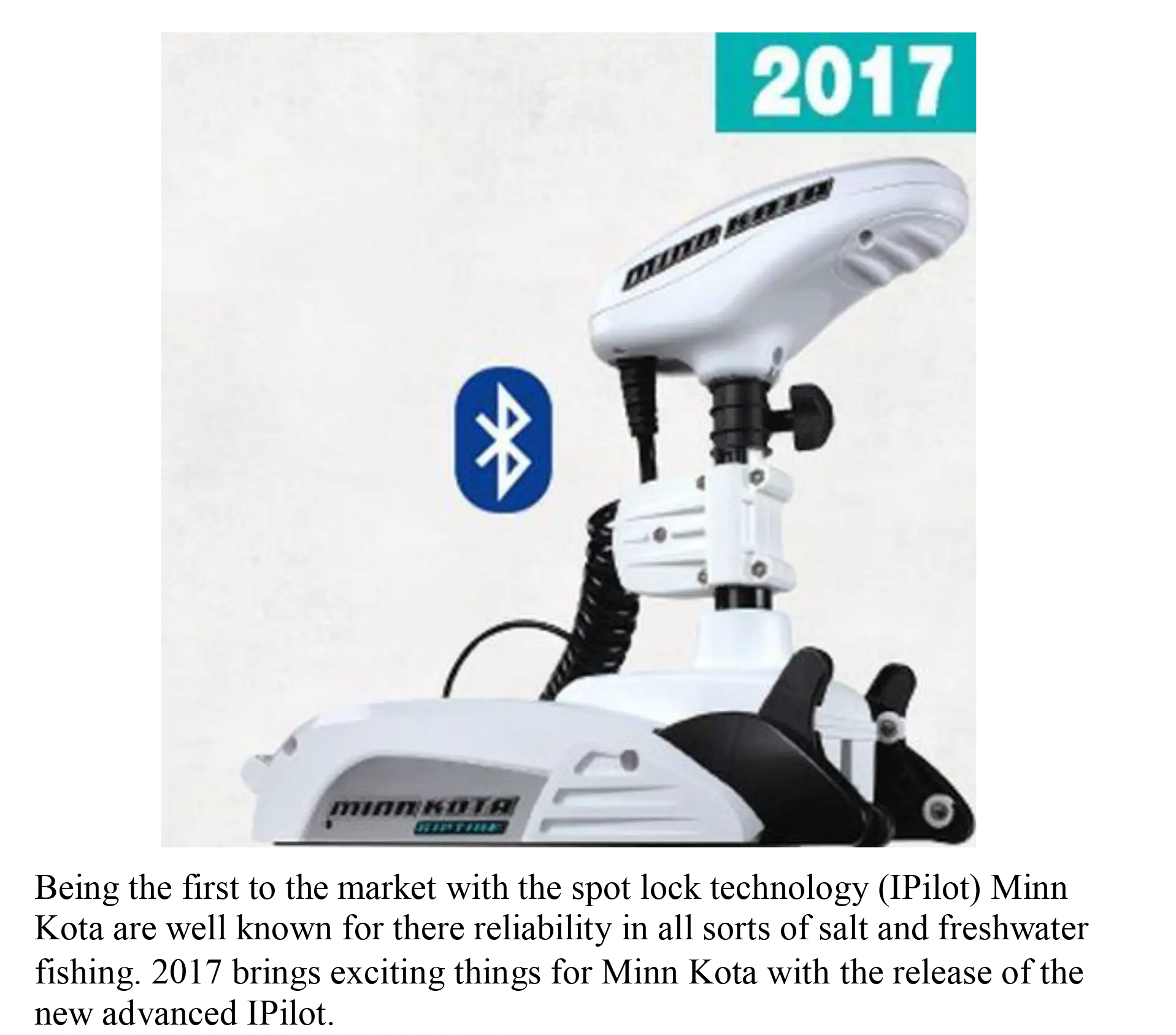 Minn Kota Motor with Bluetooth Technology