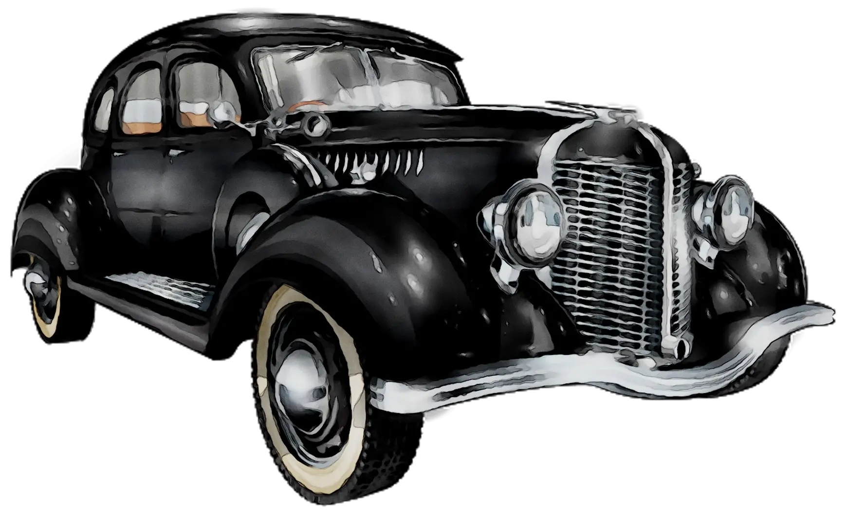 Classic Black Car Design