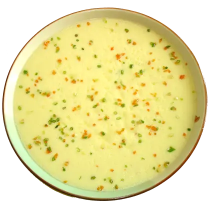 Creamy Vegetable Soup in a Bowl