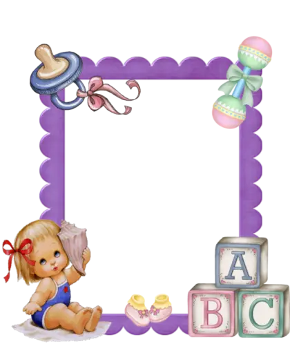 Baby-Themed Decorative Frame