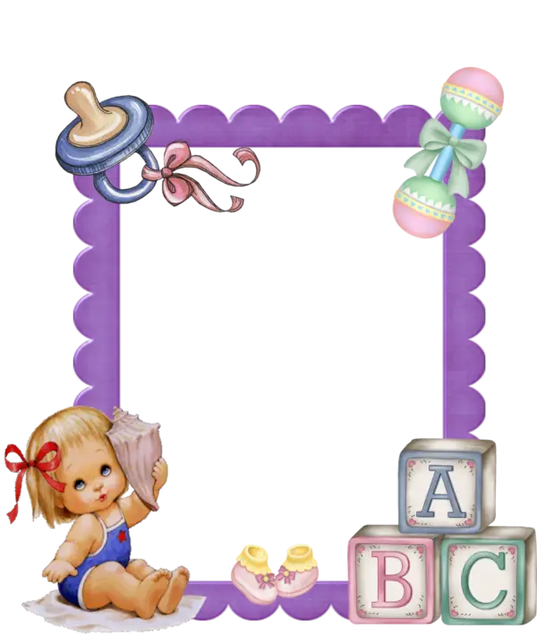 Baby-Themed Decorative Frame