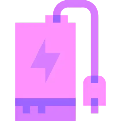 Purple Power Bank Device