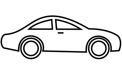 Outline Car Drawing