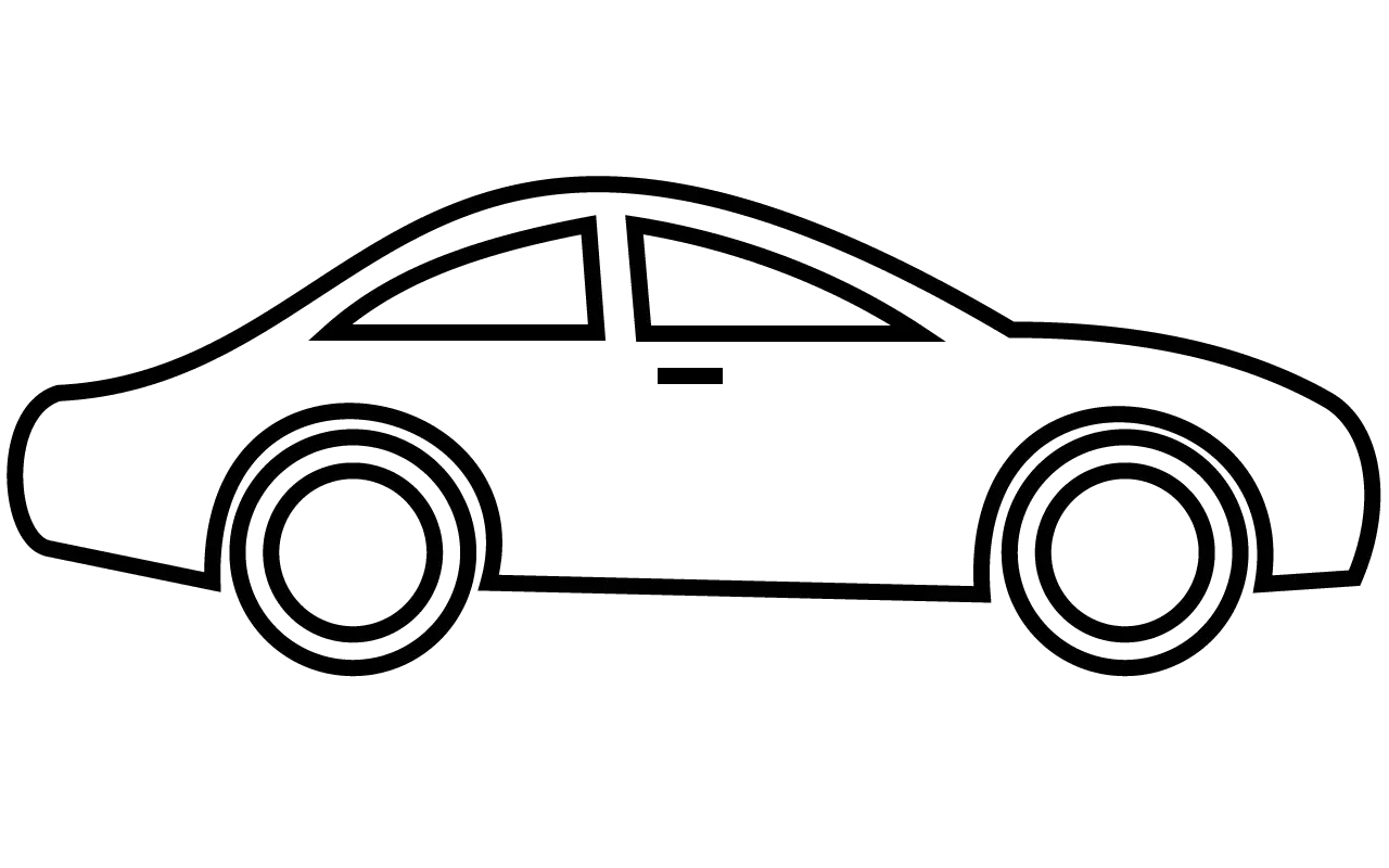 Outline Car Drawing