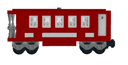 Red Train Car Representation