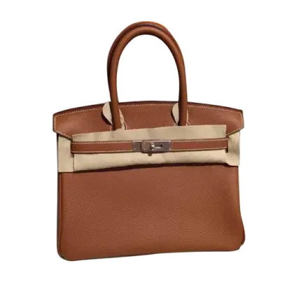 Two-Tone Brown Handbag for Chic Looks