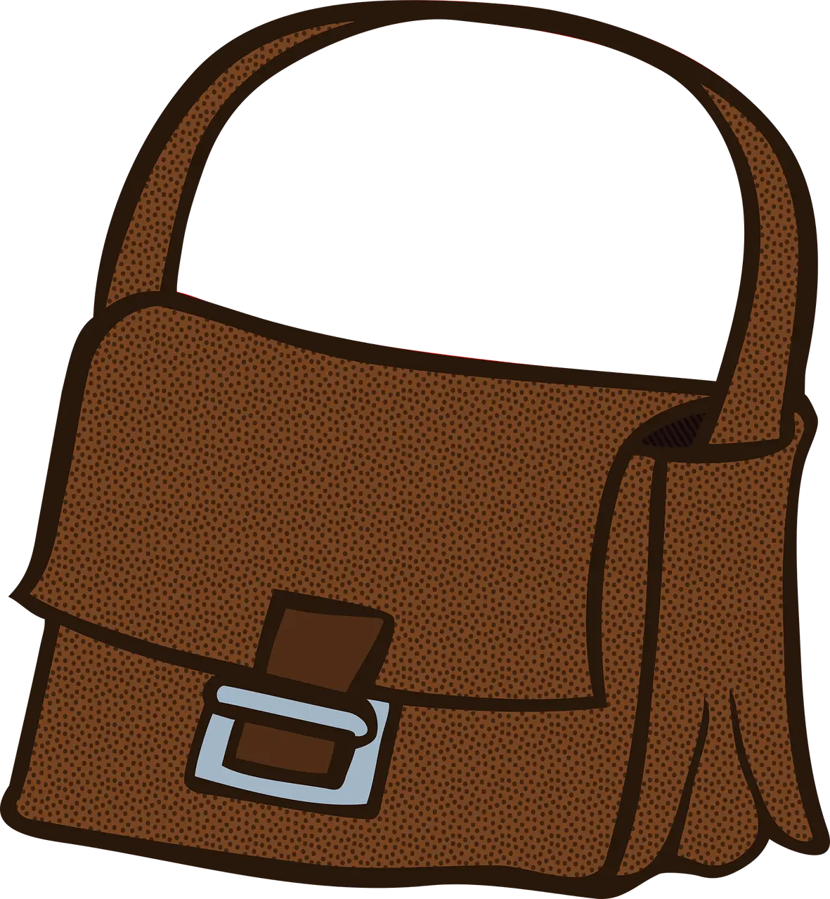 Brown Handbag with Simple Design