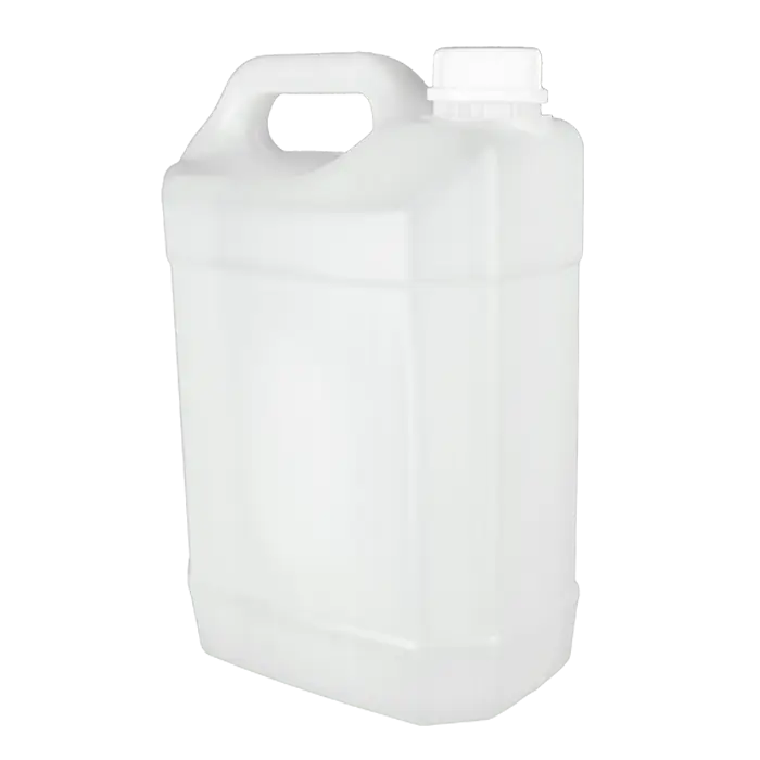 Durable White Plastic Container with Handle