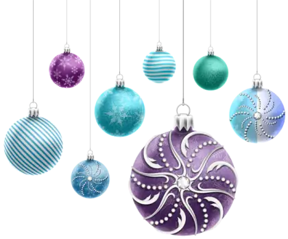Colorful Christmas Ornaments for Holiday Spirit