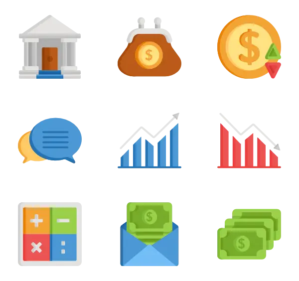 Finance and Banking Icon Collection