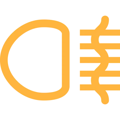 Yellow Fog Light Symbol