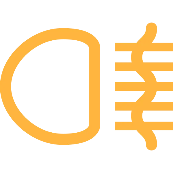 Yellow Fog Light Symbol