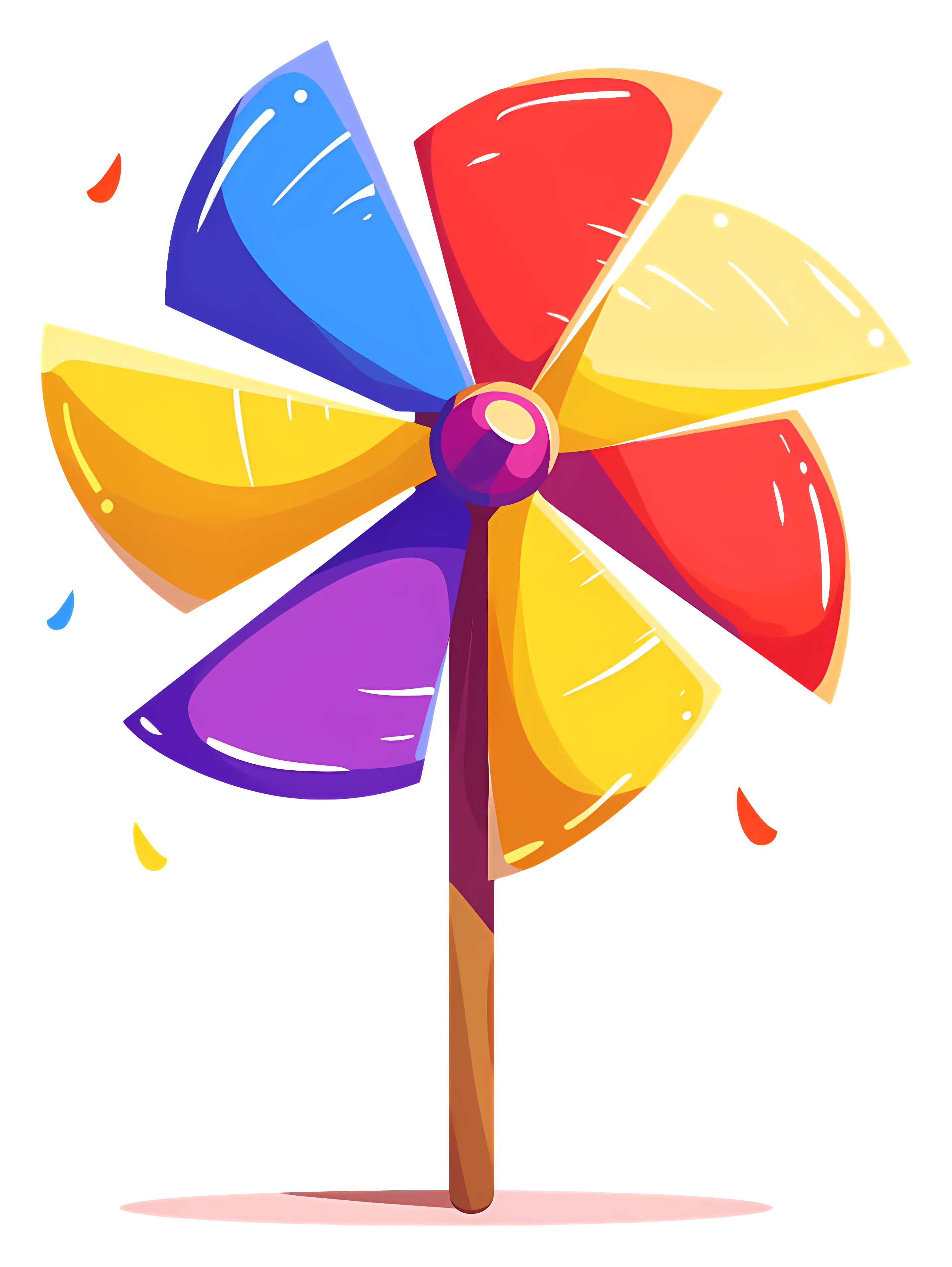 Colorful Pinwheel Toy