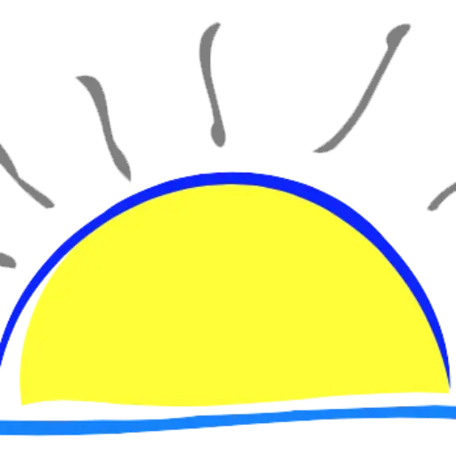 Simple Sunrise Illustration