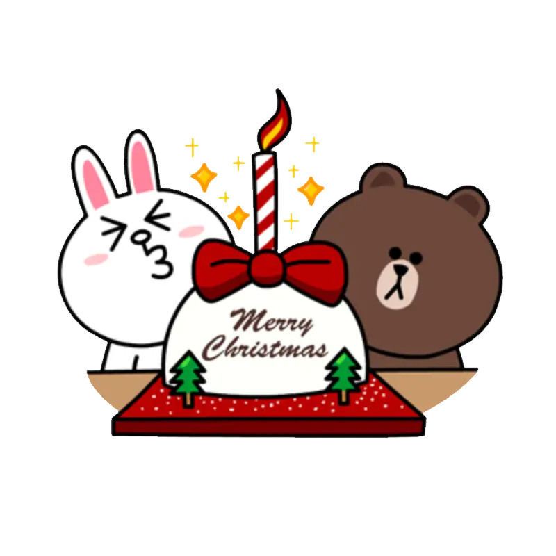 Christmas Cake with Candle