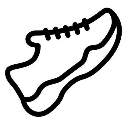 Casual Sneaker Outline