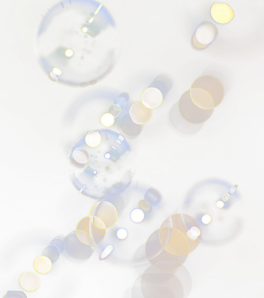 Light Transparent Bubbles Background