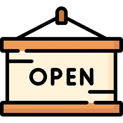 Open Sign for Business