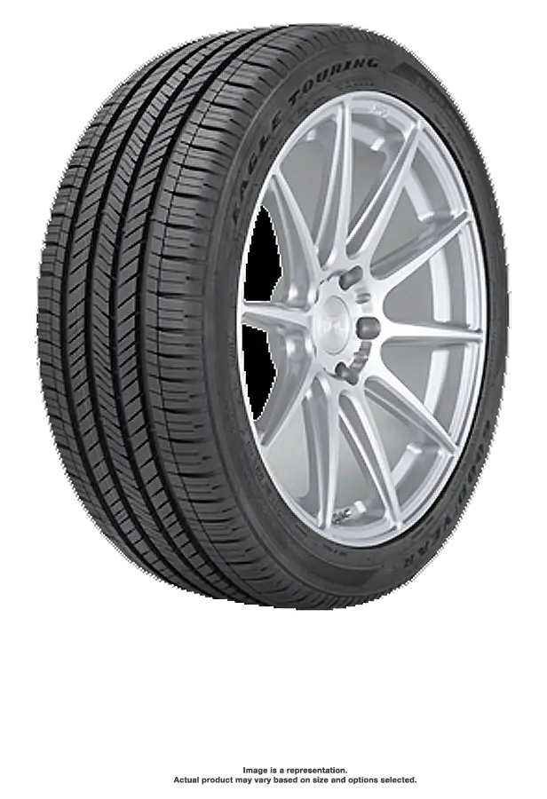 Detailed Vehicle Tire with Alloy Rim
