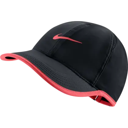 Black and Red Sports Cap with Logo