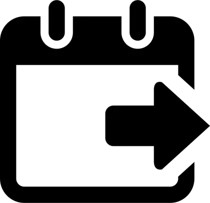 Right Arrow on Calendar