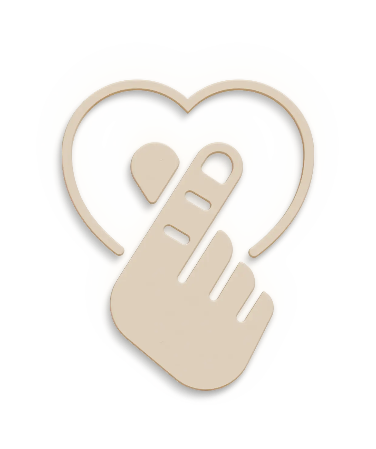 Hand with Heart Gesture