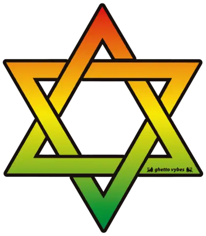 Star of David with Gradient Design