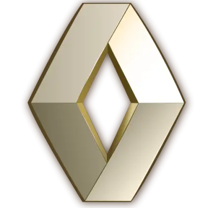 Golden Renault Logo Design