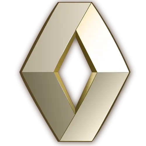 Golden Renault Logo Design