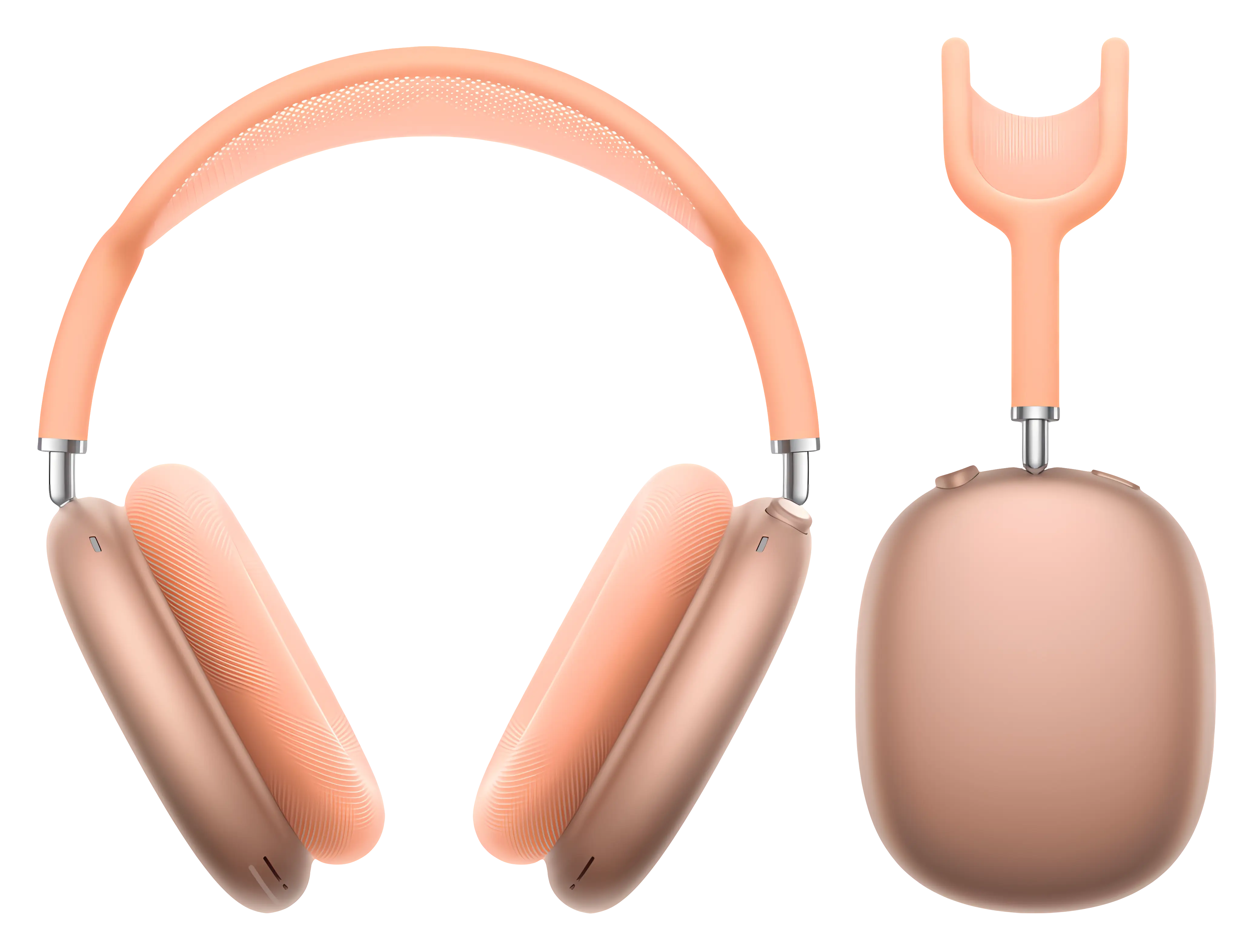 Peach Colored Headphones