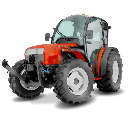 Red Tractor for Agricultural Use