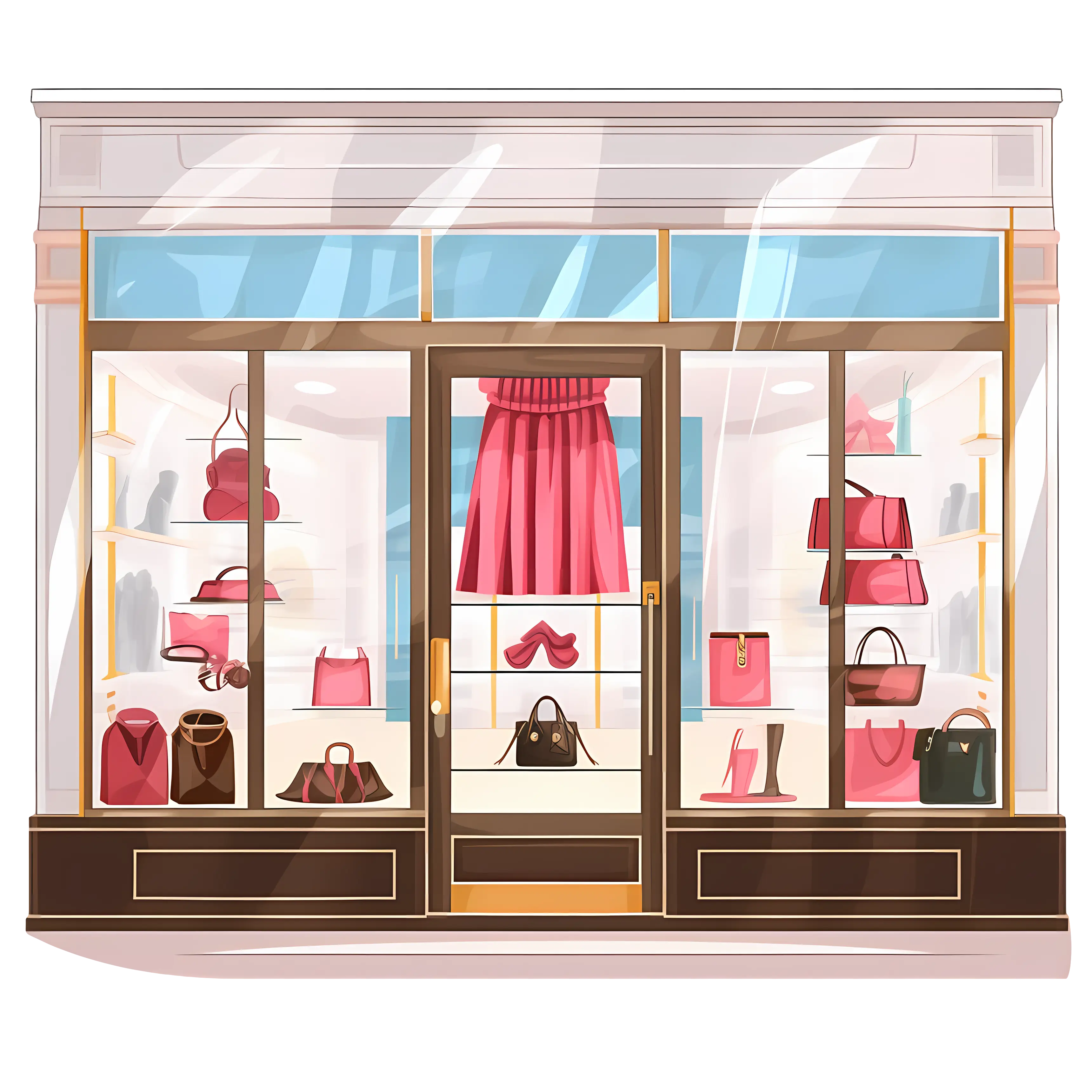Fashion Storefront with Elegant Display