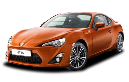 Orange Toyota Sports Car