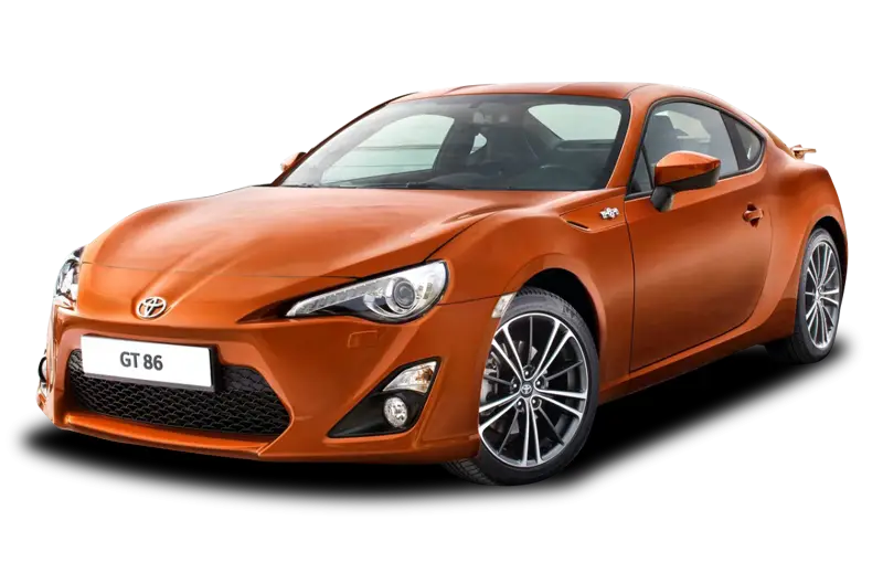 Orange Toyota Sports Car