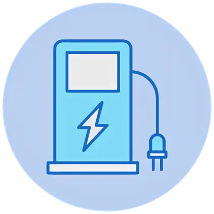 Electric Charging Station Icon