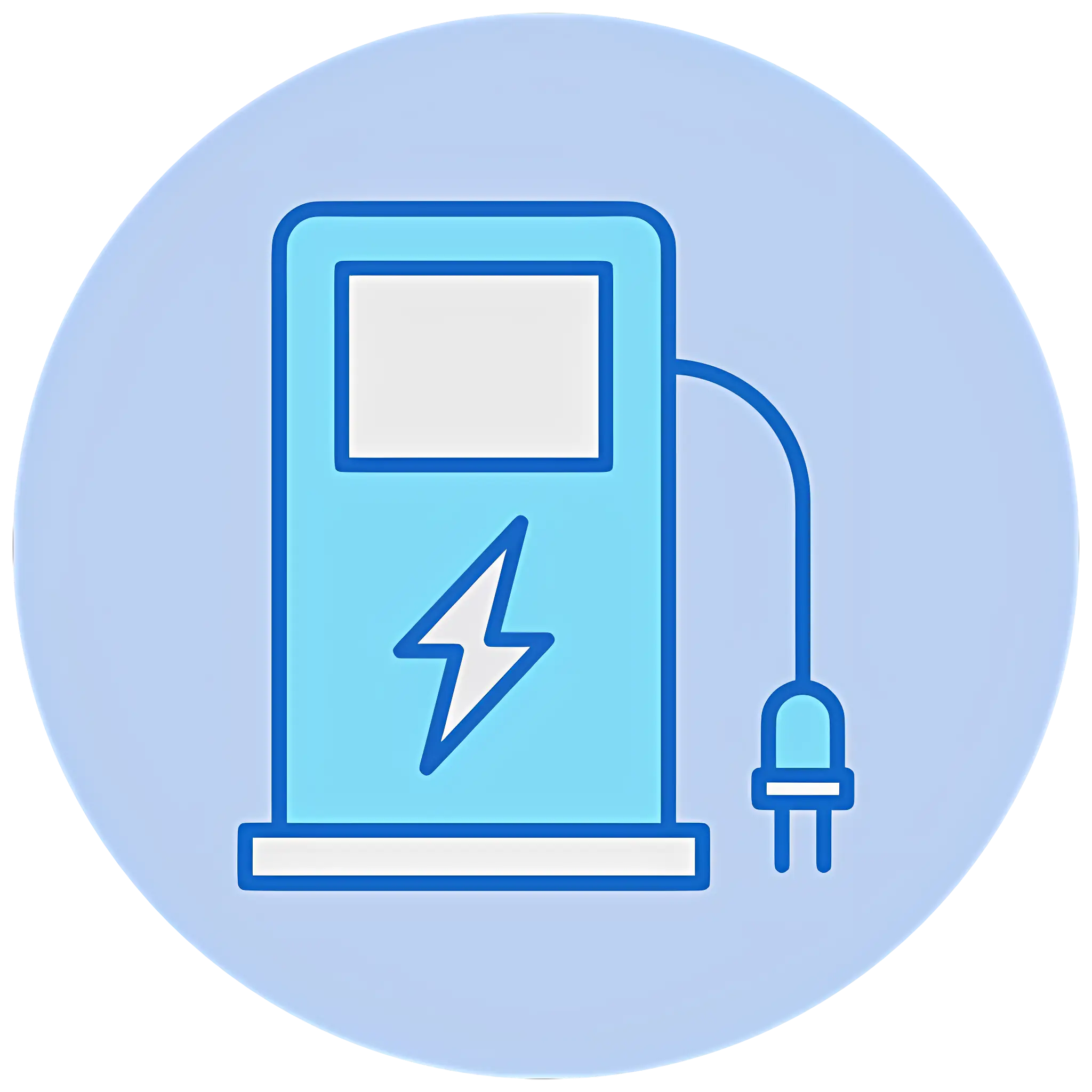 Electric Charging Station Icon
