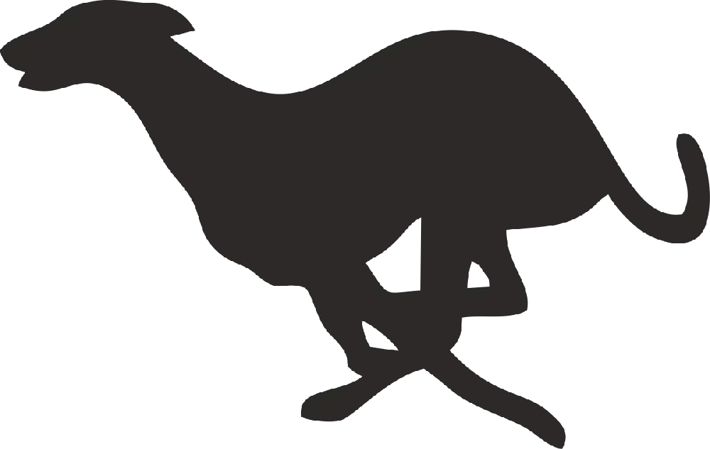 Running Dog Silhouette