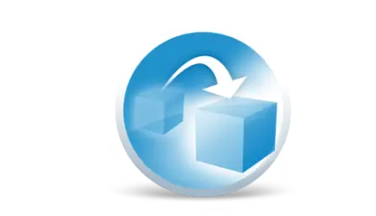 Cube Transfer Icon