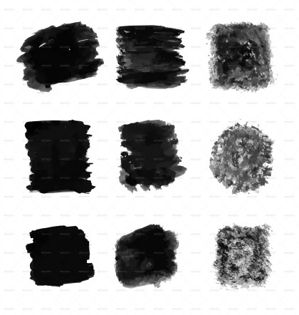 Black Brush Stroke Textures
