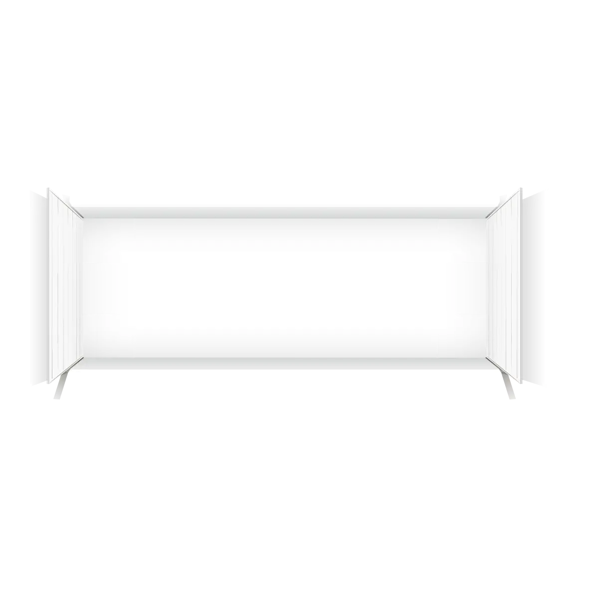White Rectangular Paper Frame