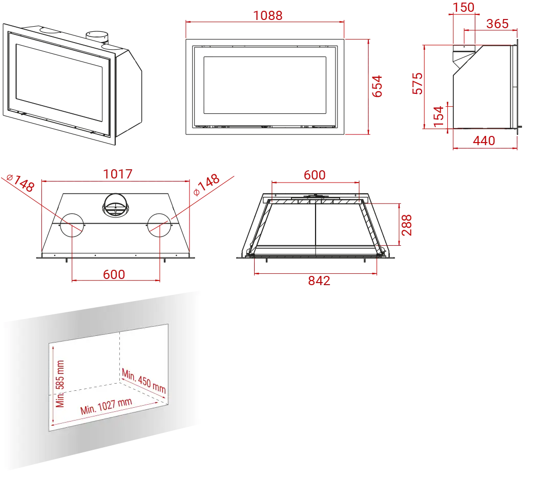 Technical Drawing with Measurements
