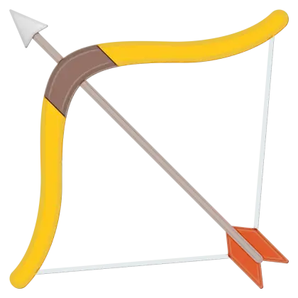 Yellow Bow and Arrow
