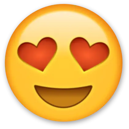 Heart Eyes Emoji Illustration