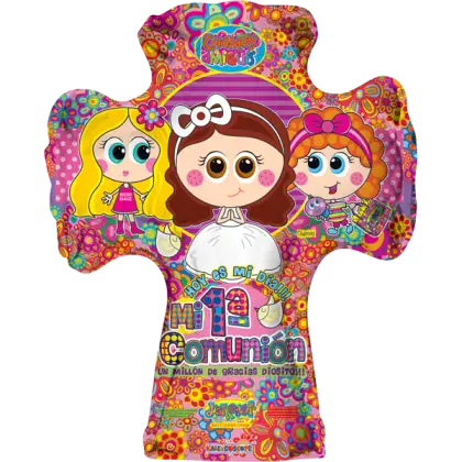 Colorful First Communion Cross for Children