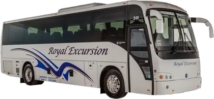 White Royal Excursion Bus