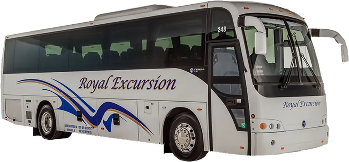 White Royal Excursion Bus