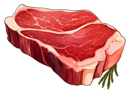 Fresh Raw Steak for Cooking