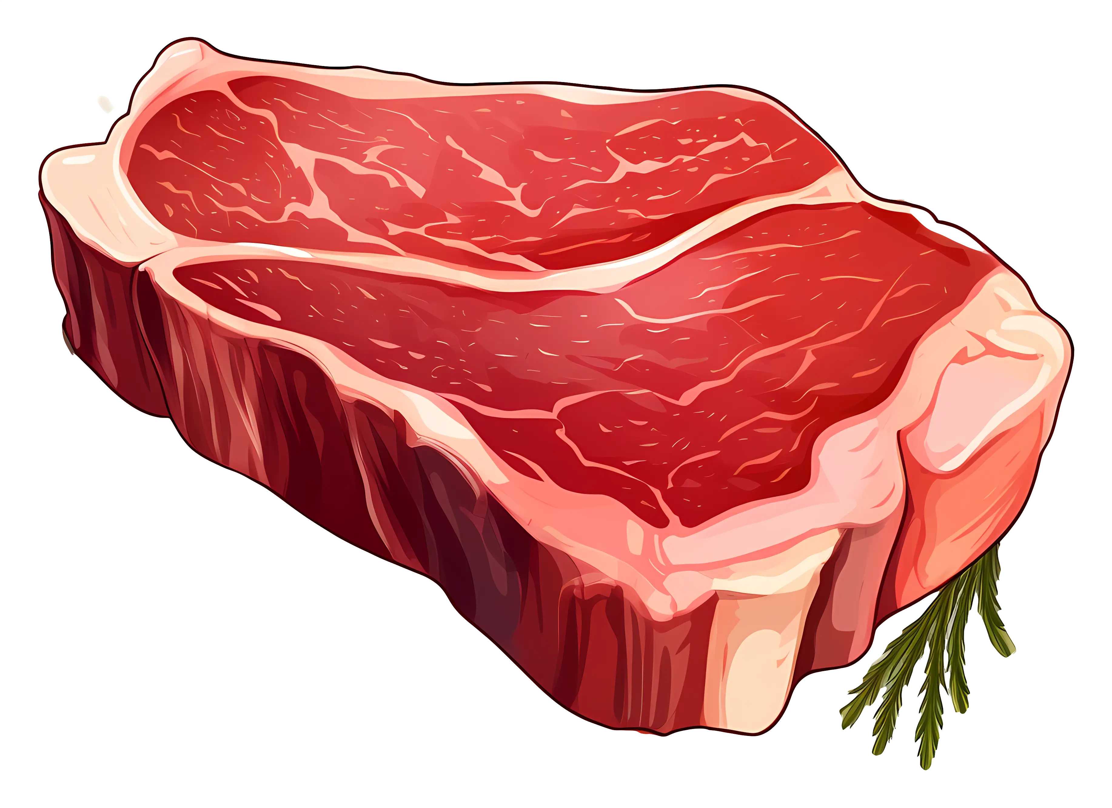 Fresh Raw Steak for Cooking