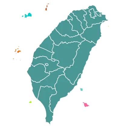 Map of Taiwan