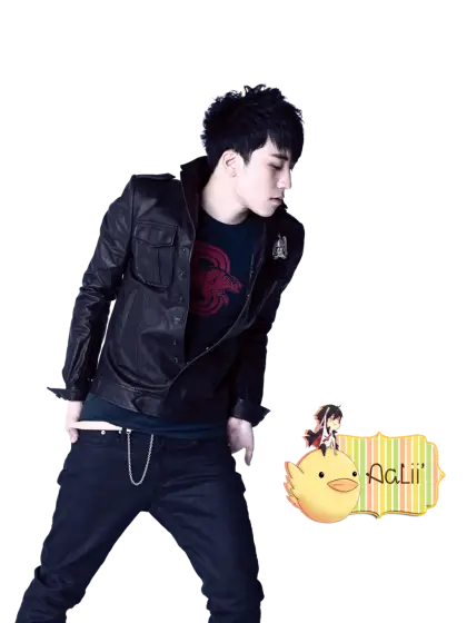 Stylish Person in Black Jacket